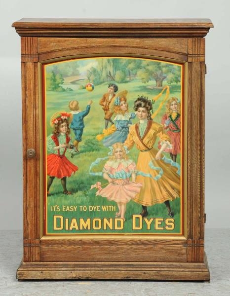 1906 GOVERNESS DIAMOND DYE CABINET.               