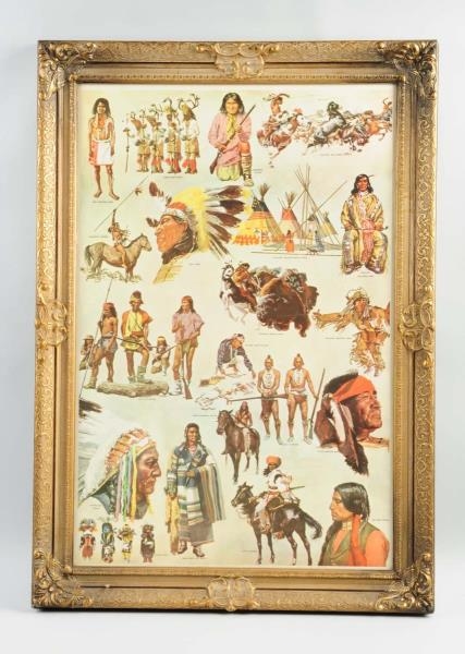NATIVE AMERICAN LIFE POSTER.                      