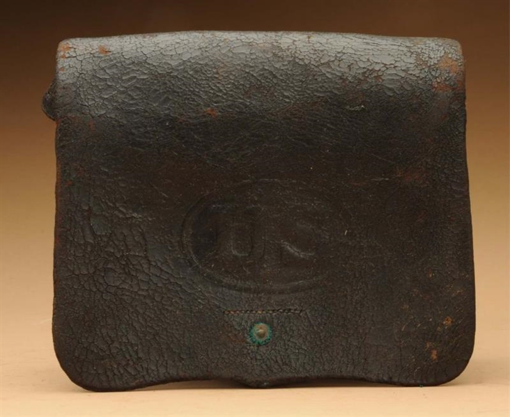 CIVIL WAR LEATHER AMMO POUCH.                     