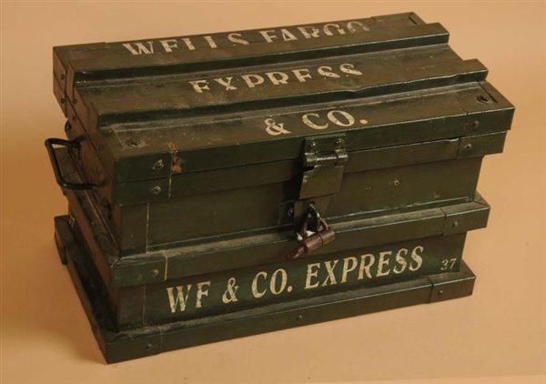 LARGE METAL WELLS FARGO & CO. STRONG BOX.         