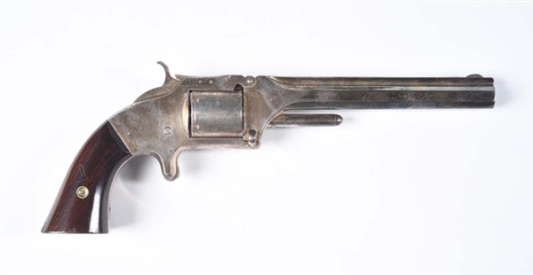 SILVER PLATED S&W MODEL NO. 2 OLD MODEL REVOLVER. 