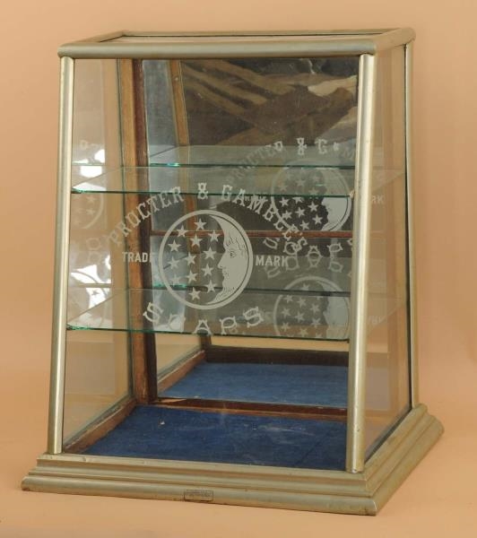 EARLY PROCTER & GAMBLE SOAP DISPLAY CASE.         