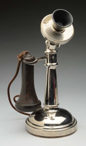 B-R ELECTRIC TAPERED SHAFT CANDLESTICK PHONE.     