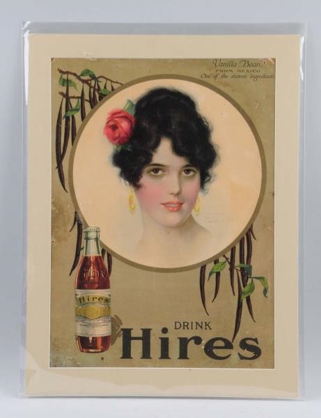 1920S HIRES CARDBOARD POSTER.                     