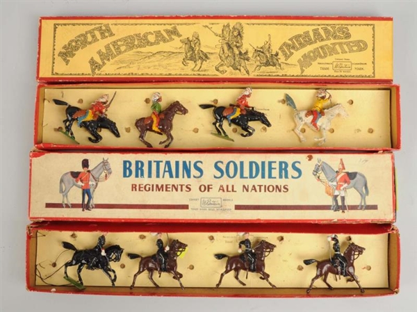LOT OF 2: BRITAIN SOLDIERS SETS.                  