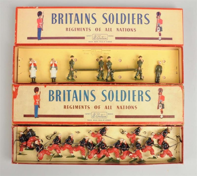 LOT OF 2: BRITAIN SOLDIERS SETS.                  