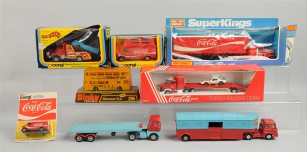 LOT OF 8: VARIOUS MATCHBOX AND DINKY VEHICLES.    