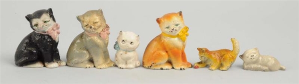 CAST IRON ASSORTED CAT PAPERWEIGHTS & PARTY FAVOR 