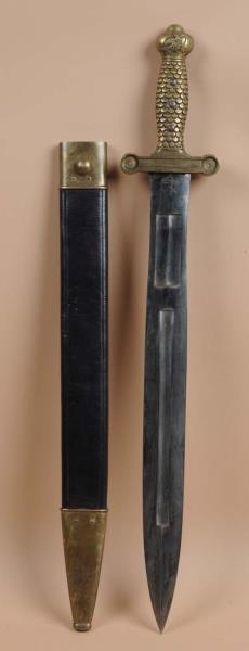 AMES MODEL 1832 FOOT SWORD SHEATH.                