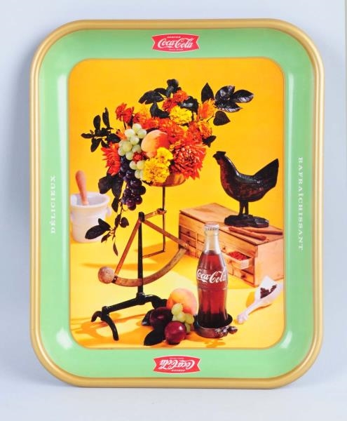 1950S FRENCH COCA - COLA SERVING TRAY.            