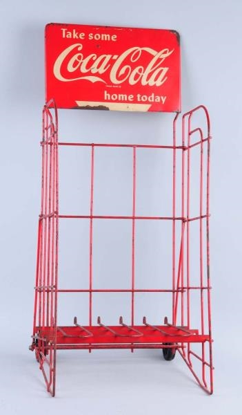 WIRE COCA - COLA CARRIER RACK.                    
