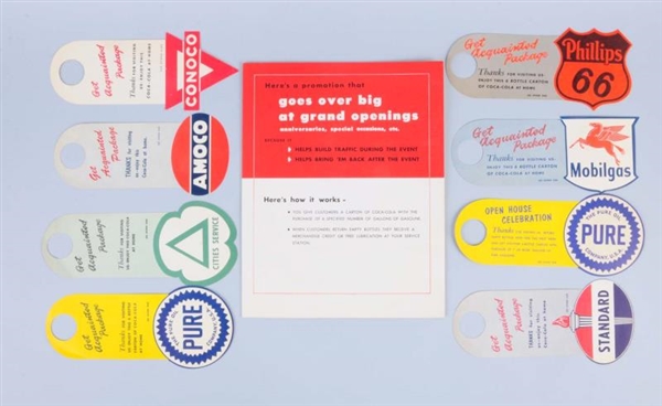 1950S COCA-COLA SERVICE STATION PROMO PACKET.     