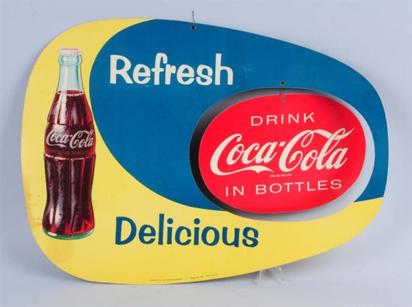 1957 COCA - COLA SPINNER SIGN.                    