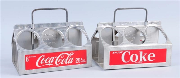 LOT OF 2: COCA - COLA 6 PACK CARRIERS.            