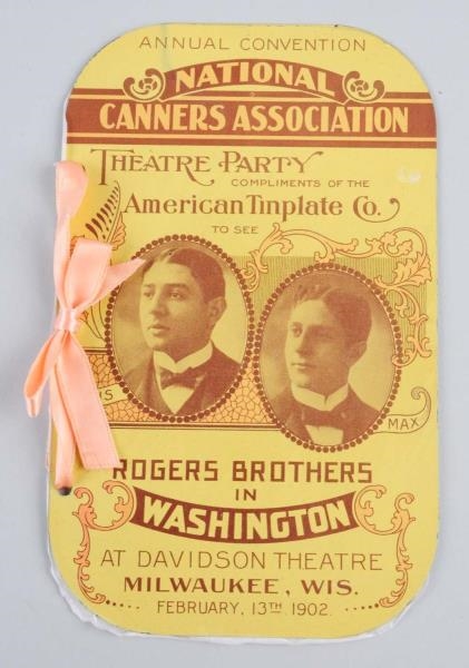 1902 NATIONAL CANNERS TIN                        