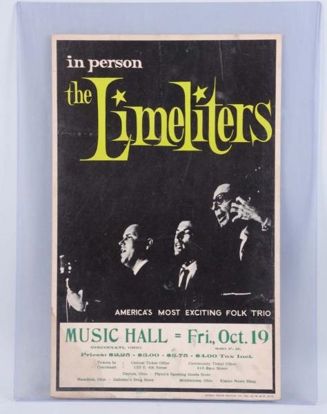 THE LIMELITERS CONCERT POSTER.                    