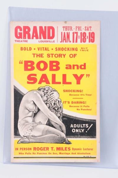 THE STORY OF BOB AND SALLY MOVIE POSTER.          