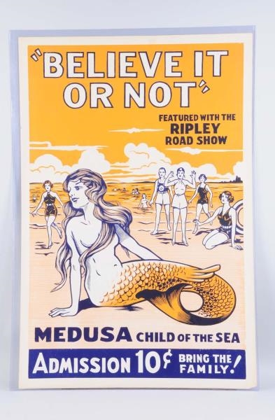 MEDUSA: CHILD OF THE SEA SIDESHOW POSTER.         