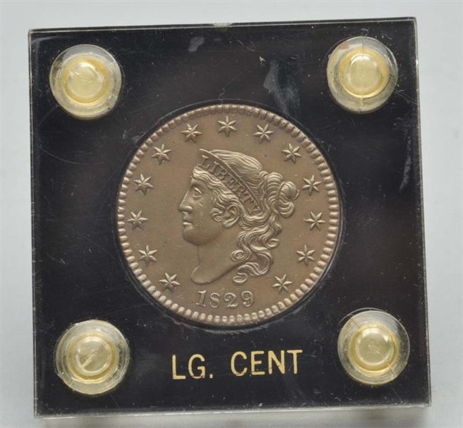 1829 LARGE CENT CORONET MS63+ B.                  