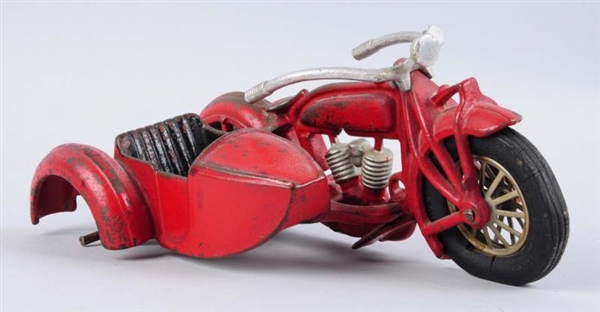 CAST IRON HUBLEY MOTORCYCLE.                      