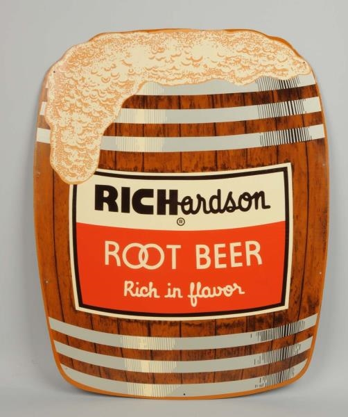 RICHARDSON ROOT BEER TIN SIGN.                    