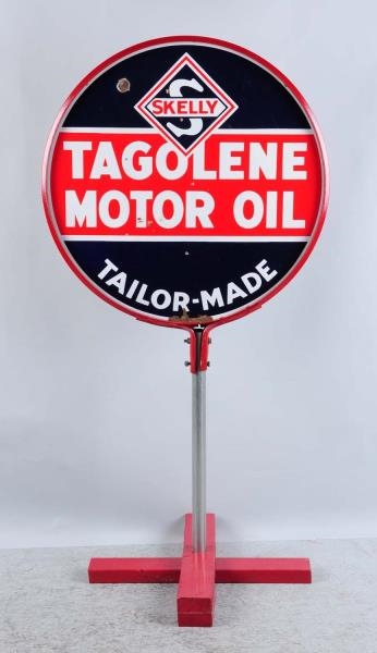 SKELLY TAGOLENE MOTOR OIL SIGN.                   