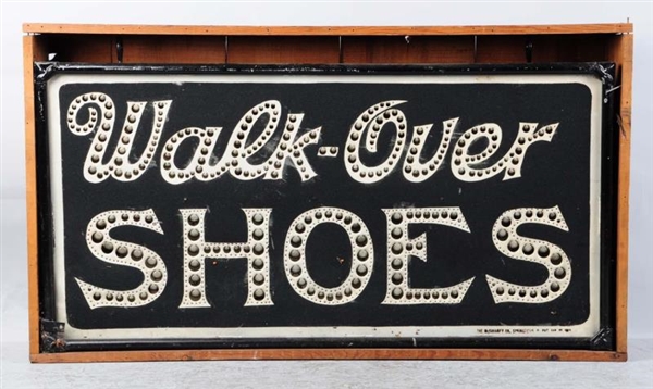 WALK-OVER SHOES LIGHTED SIGN.                     