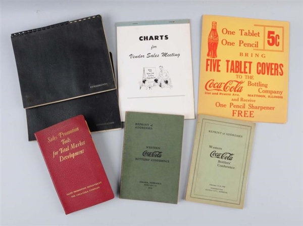 MISCELLANEOUS COCA-COLA PAPER BOOKLETS AND ITEMS. 