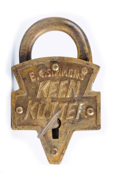 KEEN KUTTER LOCK AND KEY.                         