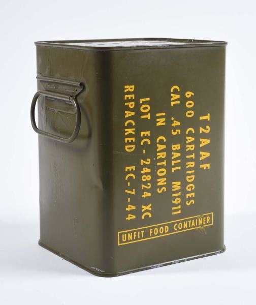 AMMO CAN OF 600 .45 CAL BALL M1911                