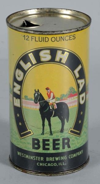 ENGLISH LAD BEER FLAT TOP CAN                     