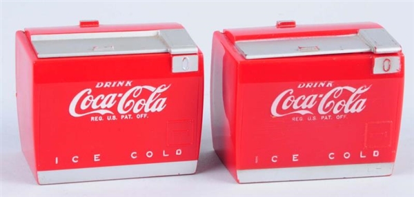 LOT OF 2: COCA - COLA MINIATURE COOL MUSIC BOXES. 
