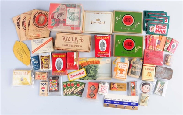 LOT OF TOBACCO ITEMS.                             
