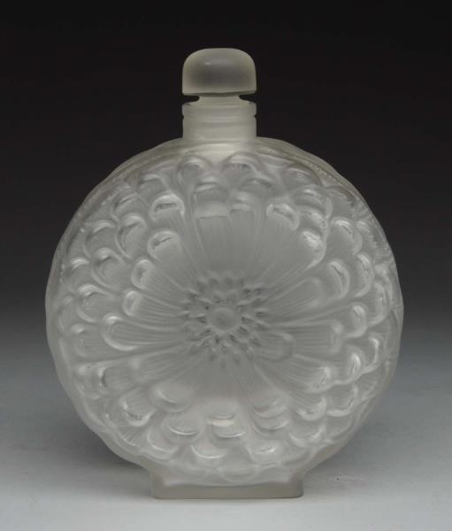 FRENCH R. LALIQUE PERFUME BOTTLE.                 