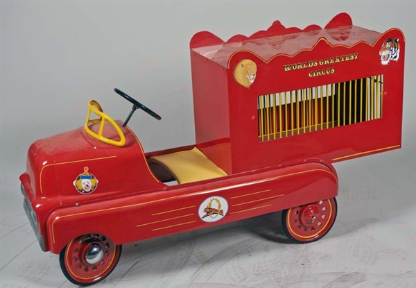 WORLDS GREATEST CIRCUS CHILDS PEDAL CAR         