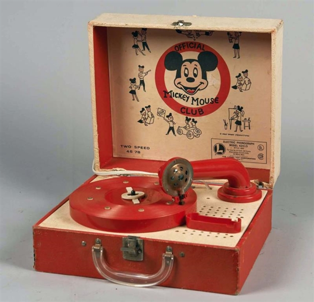 LIONEL OFFICIAL MICKEY MOUSE CLUB RECORD PLAYER   
