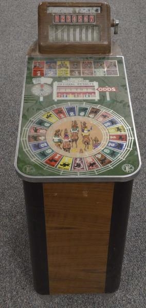 TOKEN-OPERATED BUCKLEY "TRACK ODDS" SLOT MACHINE  
