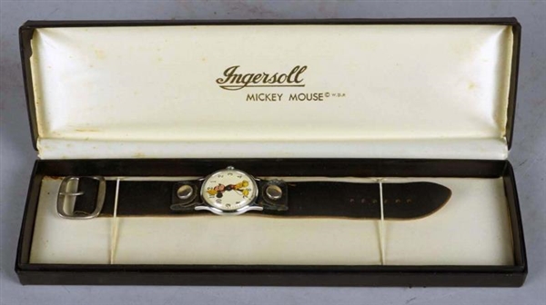 INGERSOLL MICKEY MOUSE WRISTWATCH IN BOX          