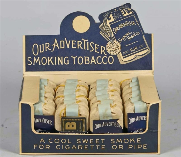OUR ADVERTISER SMOKING TOBACCO DISPLAY BOX.       