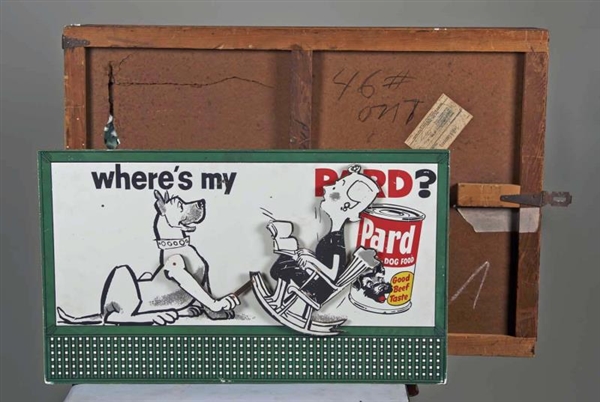 PARD DOG FOOD ANIMATED ADVERTISING SIGN.          
