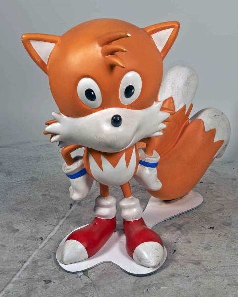 LIFE SIZE MILES "TAILS" POWER FIGURE.             
