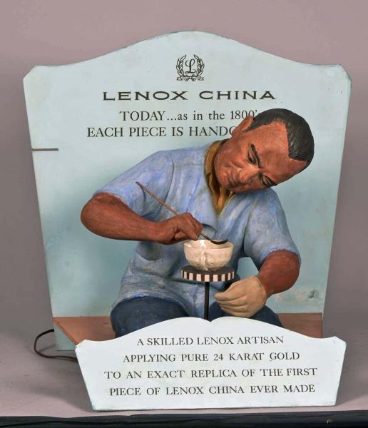 LENOX CHINA STORE COUNTERTOP ADVERTISING DISPLAY. 