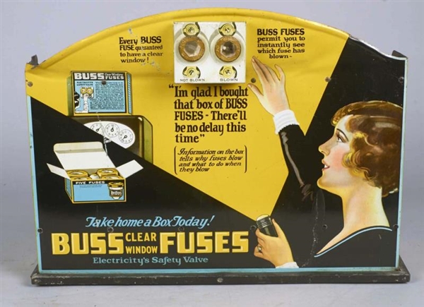 BUSS CLEAR WINDOW FUSES COUNTERTOP DISPLAY.       