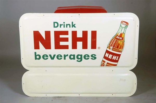 DRINK NEHI BEVERAGES PORCELAIN ADVERTISEMENT SIGN 