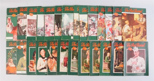25 ISSUES OF COCA-COLA RED BARREL 1930S.         
