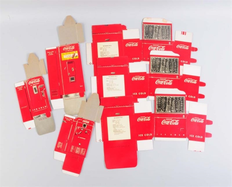 LOT OF 6: COCA-COLA 40S-50S DISPLAY MACHINE BOXES 