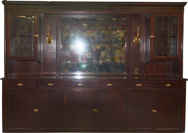 LARGE SIDEBOARD WITH CABINETS AND DRAWERS         