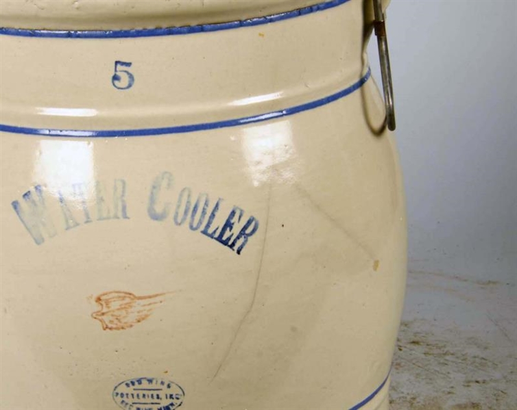 NO. 5 RED WING STONEWARE CROCK                    