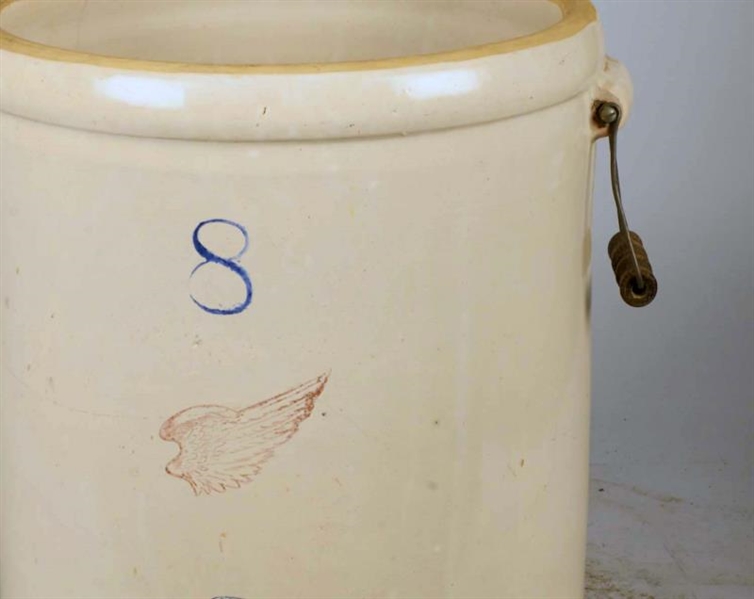 NO. 8 RED WING STONEWARE CROCK                    