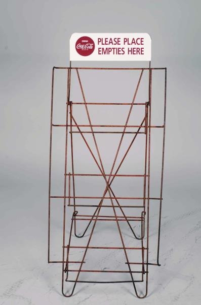 COCA-COLA COLLAPSIBLE WIRE RECYCLING RACK         